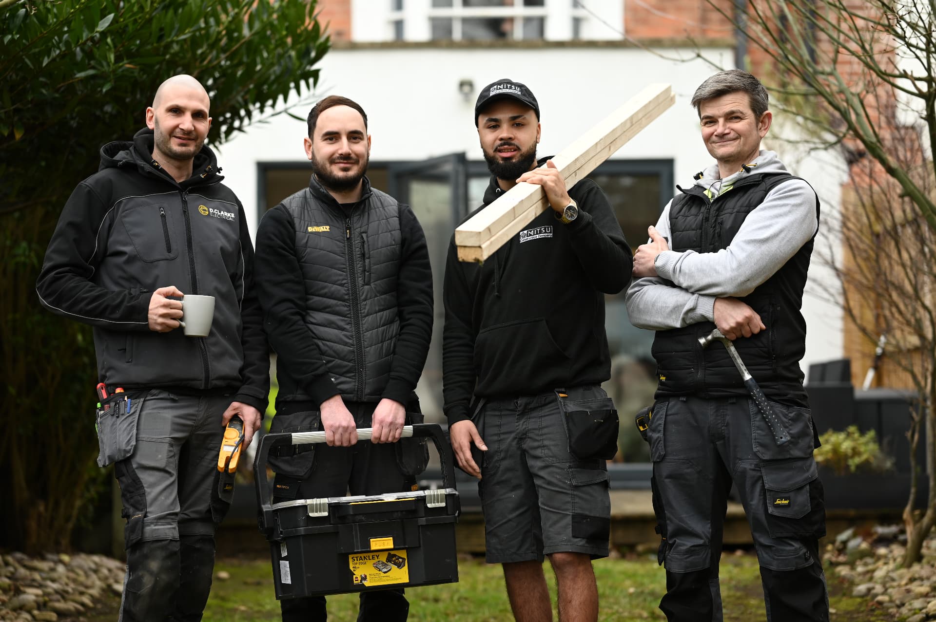 Checkatrade professionals with tools and equipment